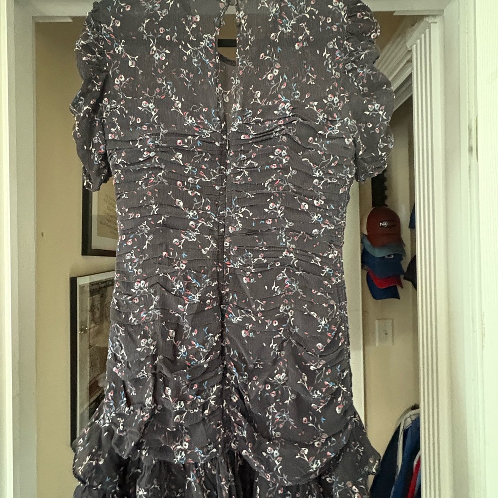 Floral Ruched Dress Tanya Taylor